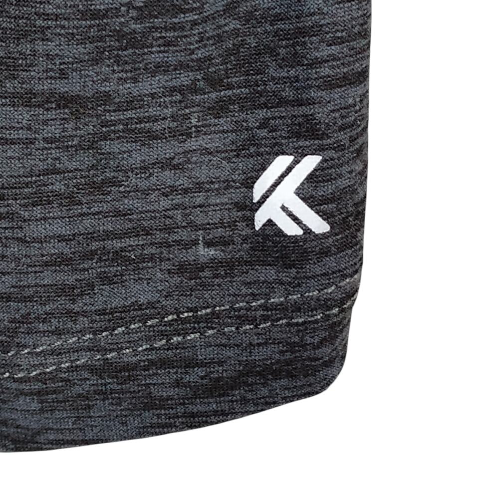 Kyodan Athletic Top Size Petite Small Heather Gray Sleeveless Gathered Back - Picture 3 of 8